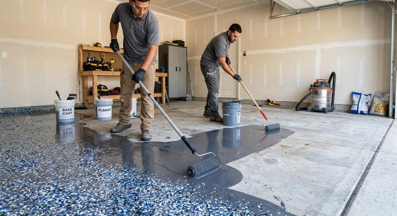 Basement Floor Epoxy Service in Loudoun County, VA