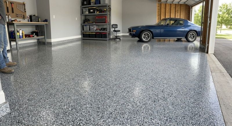 Epoxy Garage Flooring Installation in Alexandria, VA