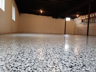 Epoxy Garage Flooring Installation in Winston Salem, NC