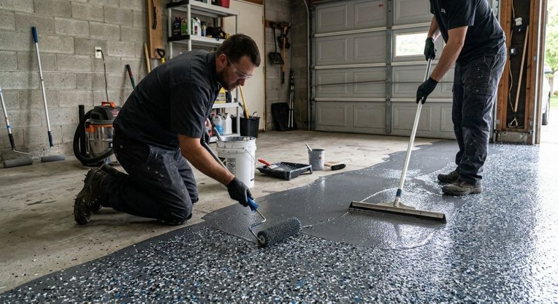 Garage Floor Renovation in Winston Salem, NC